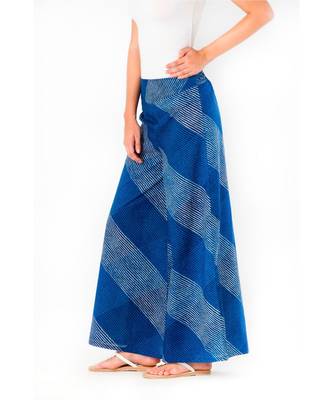 blue printed cotton palazzo 3