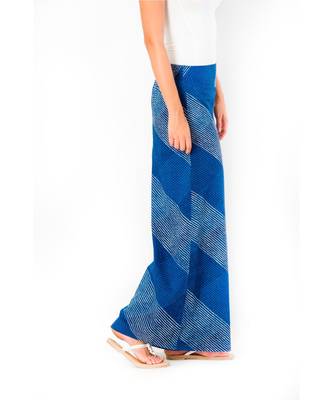 blue printed cotton palazzo 4