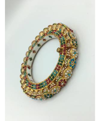 Multicolor Meenakari Rajwadi Bangles 1
