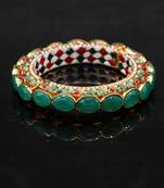 green meenakari bangles