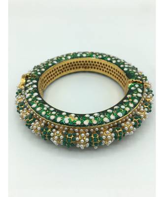 green meenakari bangles 2