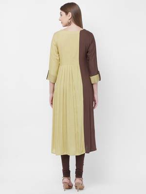 Green embroidered cotton kurtas-and-kurtis 2