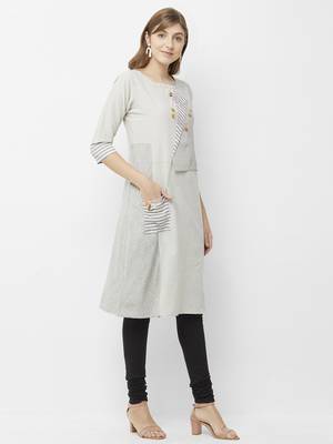 Black printed cotton kurtas-and-kurtis 3
