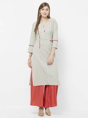 Red printed cotton kurtas-and-kurtis 1