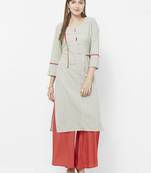 Red printed cotton kurtas-and-kurtis