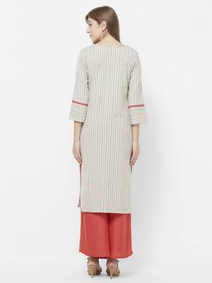 Red printed cotton kurtas-and-kurtis 2