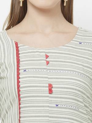 Red printed cotton kurtas-and-kurtis 5
