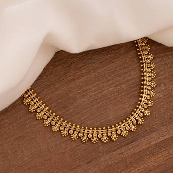 Antique gold choker with dori  1