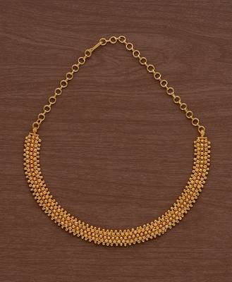 Golden choker short one gram gold 2