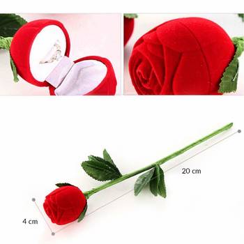 Atorakushon Romantic Rose Ring Jewellery Vanity Box 2