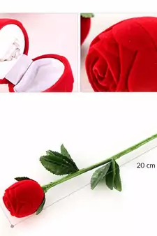 Atorakushon Romantic Rose Ring Jewellery Vanity Box