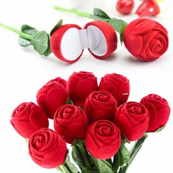 Atorakushon Romantic Rose Ring Jewellery Vanity Box 3