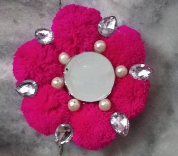 Beautiful Artificial rose flowers tlight/tealight candle holder 1