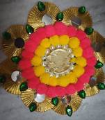 Beautiful Artificial rose flowers tlight/tealight candle holder