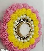 Beautiful Artificial rose flowers tlight/tealight candle holder