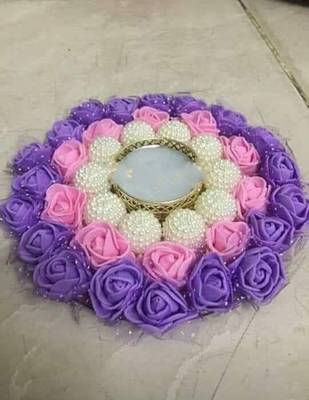 Beautiful Artificial rose flowers tlight/tealight candle holder 1