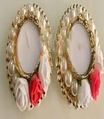 Beautiful Artificial rose flowers tlight/tealight candle holder