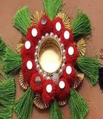 Beautiful Artificial rose flowers tlight/tealight candle holder