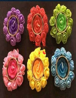 Beautiful Artificial rose flowers tlight/tealight candle holder 1