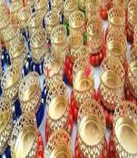 Beautiful Artificial rose flowers tlight/tealight candle holder