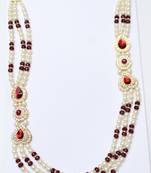 Maroon diamond necklaces