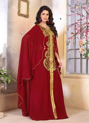 Woman Georgette Kaftan Dress 2