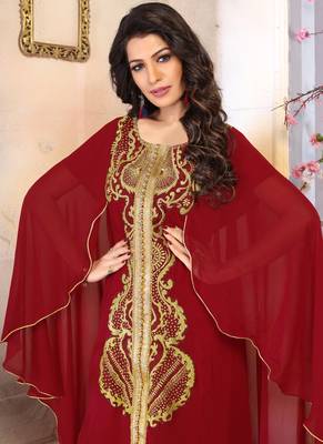 Woman Georgette Kaftan Dress 3