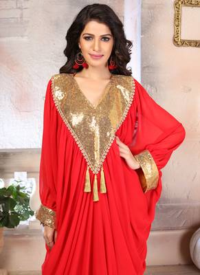 Woman Georgette Plus Size Kaftan 3