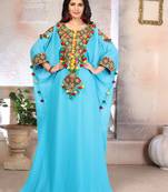 Woman Georgette Embroidery Kaftan