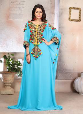 Woman Georgette Embroidery Kaftan 2