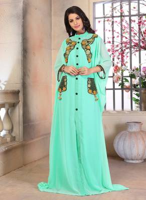 Woman Georgette Partywear Dubai Dress 1