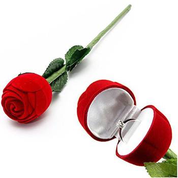 Atorakushon Romantic Rose Ring Jewellery Vanity Box 1