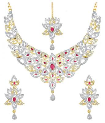 Gold diamond necklaces 3