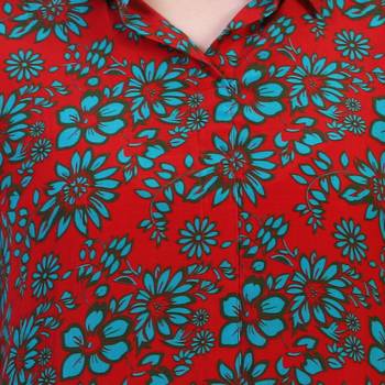 Multicolor Printed Crepe Ethnic Kurti 5