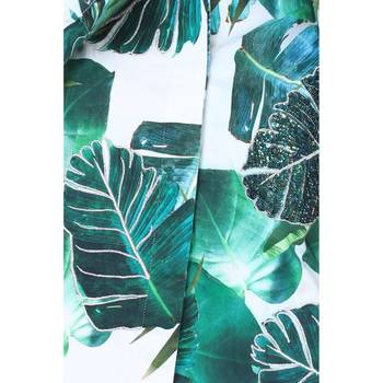 Green Printed Cotton Party Top  5