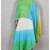 Multicolored Rayon Gota Work Dress