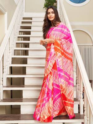 Multicolor woven cotton saree with blouse 1