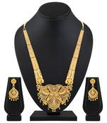 Asmitta Wedding Wear 1 Gram Gold Plated Necklace Set For Women