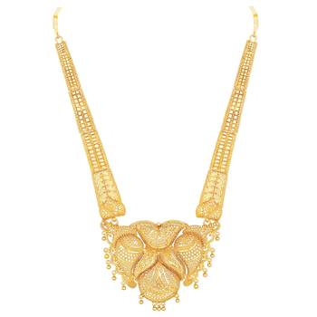 Asmitta Wedding Wear 1 Gram Gold Plated Necklace Set For Women 3