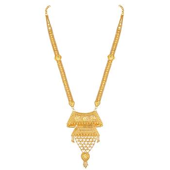 Asmitta Ethnic 1 Gram Gold Plated Necklace Set For Women 4
