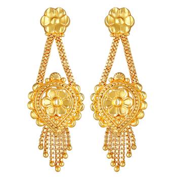 Asmitta Ethnic 1 Gram Gold Plated Necklace Set For Women 5