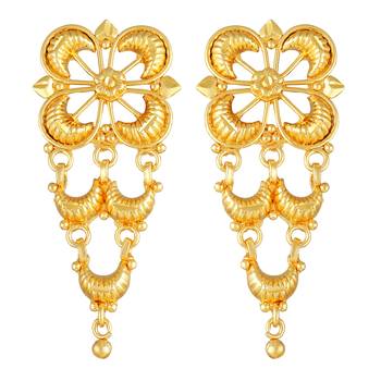 Asmitta Ethnic 1 Gram Gold Plated Necklace Set For Women 5