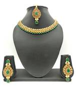 Green Kundan Necklace Sets