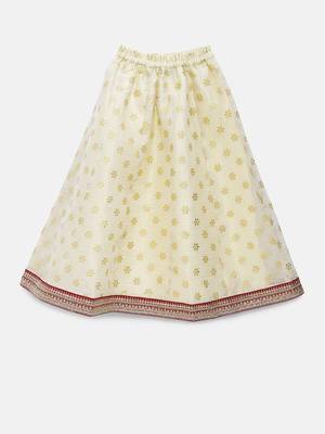 Red embroidered polyester girls-top-bottom 3