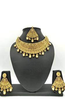 Gold Stone Necklace Sets