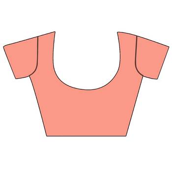 Pink Woven Brasso Saree With Blouse 4