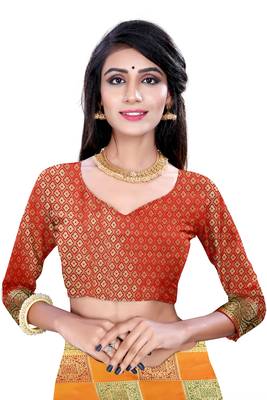 Multicolor Woven Pure Kanjivaram Silk Saree With Blouse 4