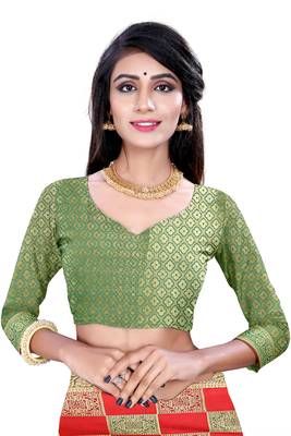 Multicolor Woven Pure Kanjivaram Silk Saree With Blouse 4