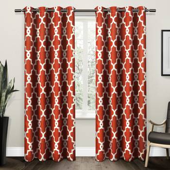 Digital Printed Polyester Whiteout Curtains Each Pack of 2 pc 1