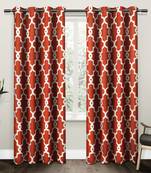 Digital Printed Polyester Whiteout Curtains Each Pack of 2 pc